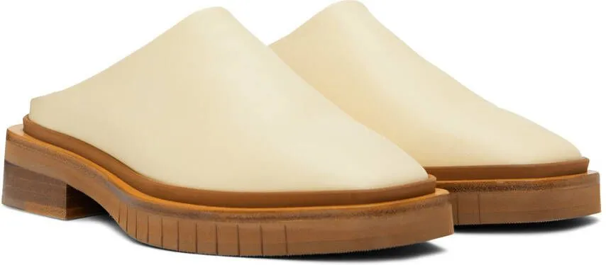 Clergerie Off-White Bosco Slip-On Loafers