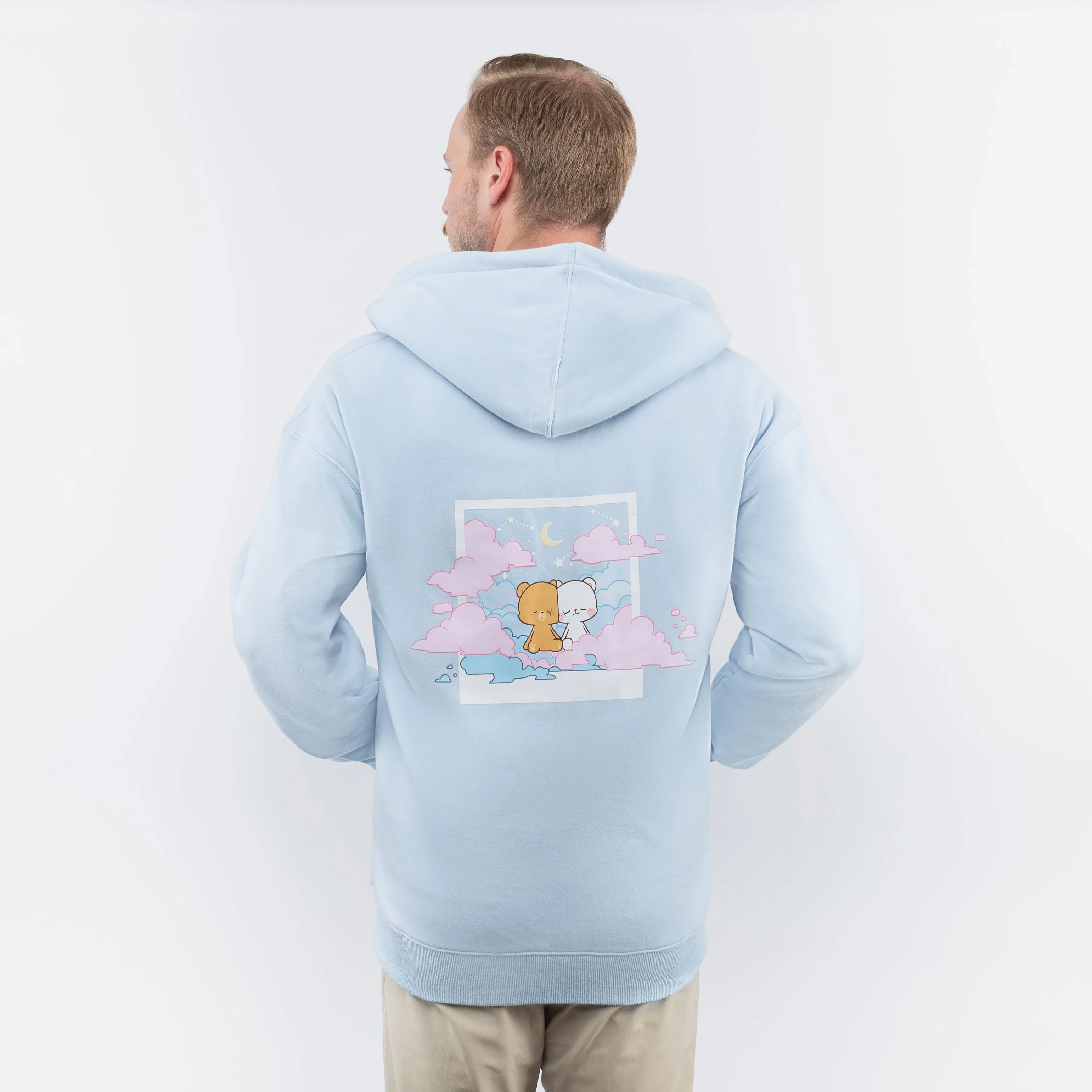 Clouds Snapshot Hoodie - Blue