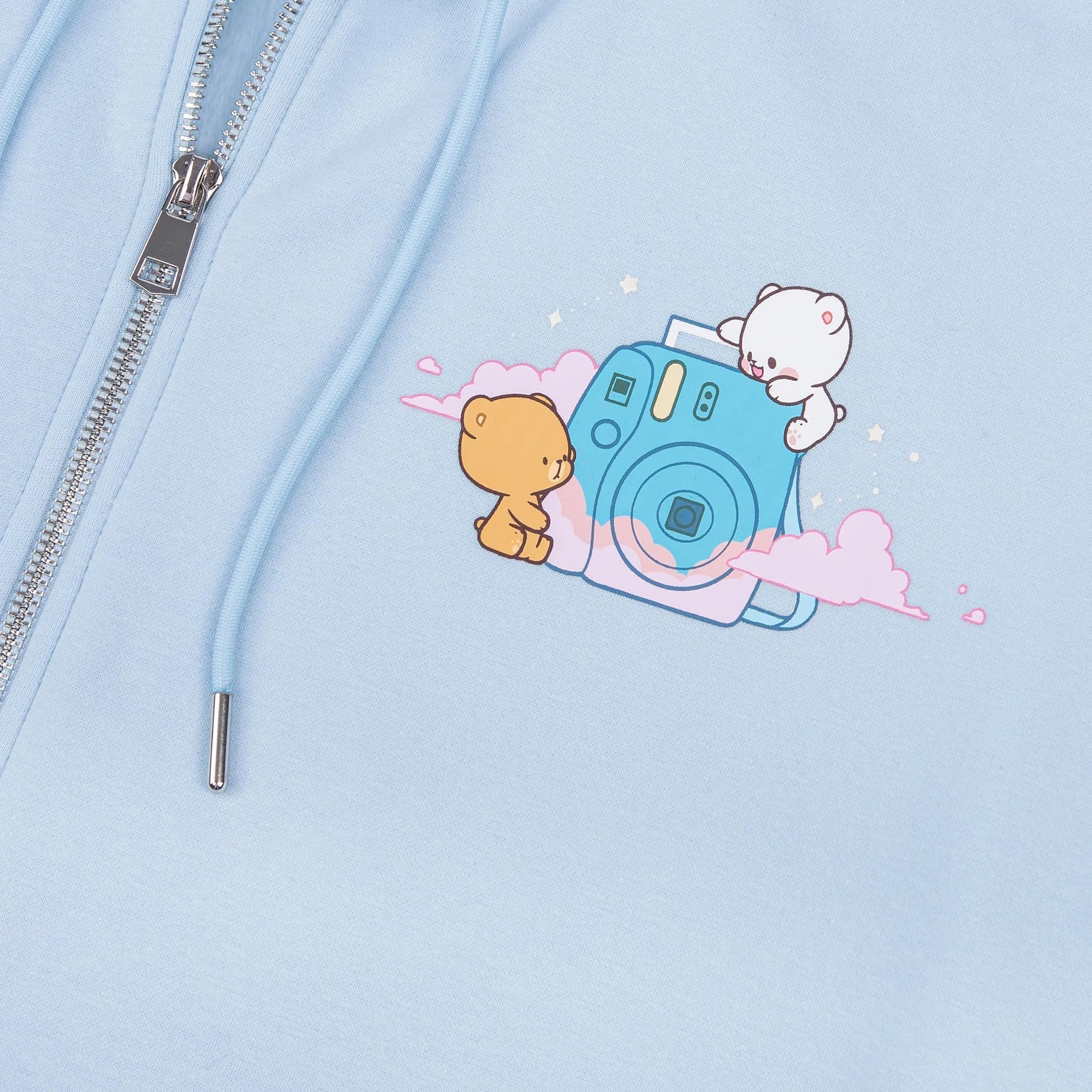 Clouds Snapshot Hoodie - Blue