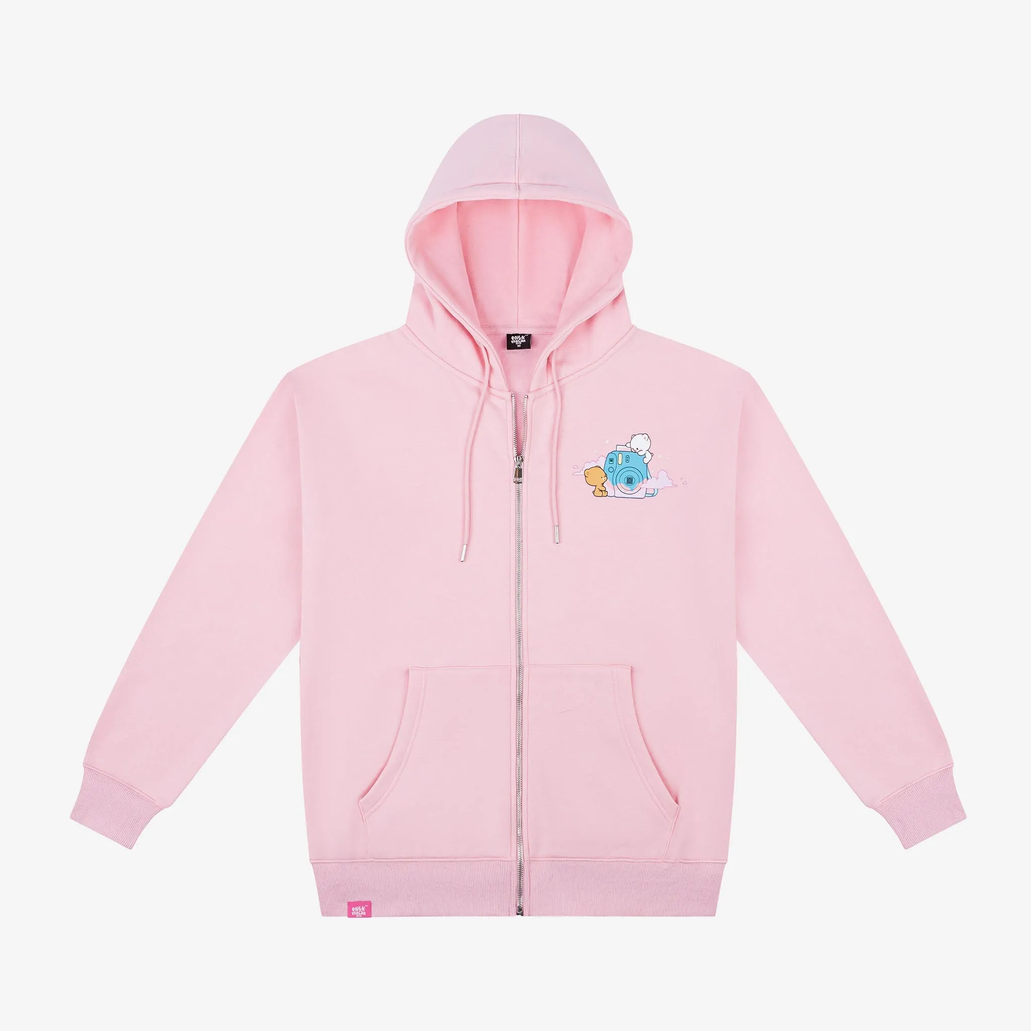 Clouds Snapshot Hoodie - Pink