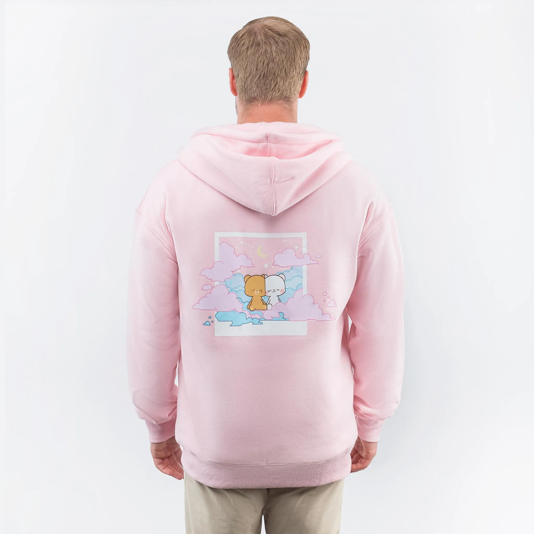 Clouds Snapshot Hoodie - Pink