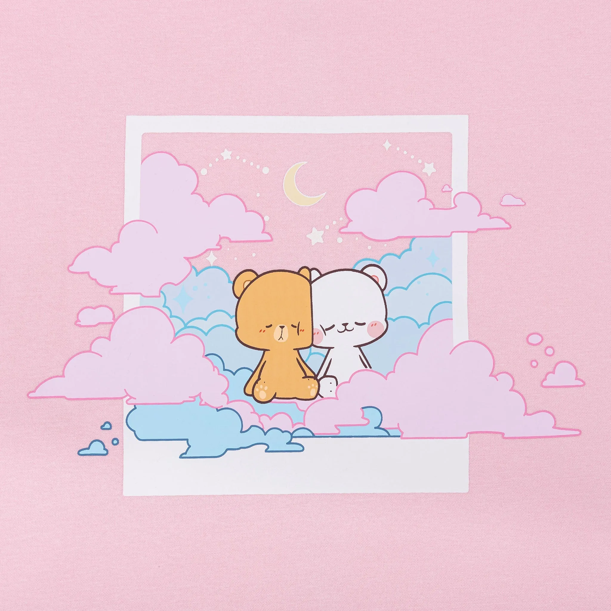 Clouds Snapshot Hoodie - Pink