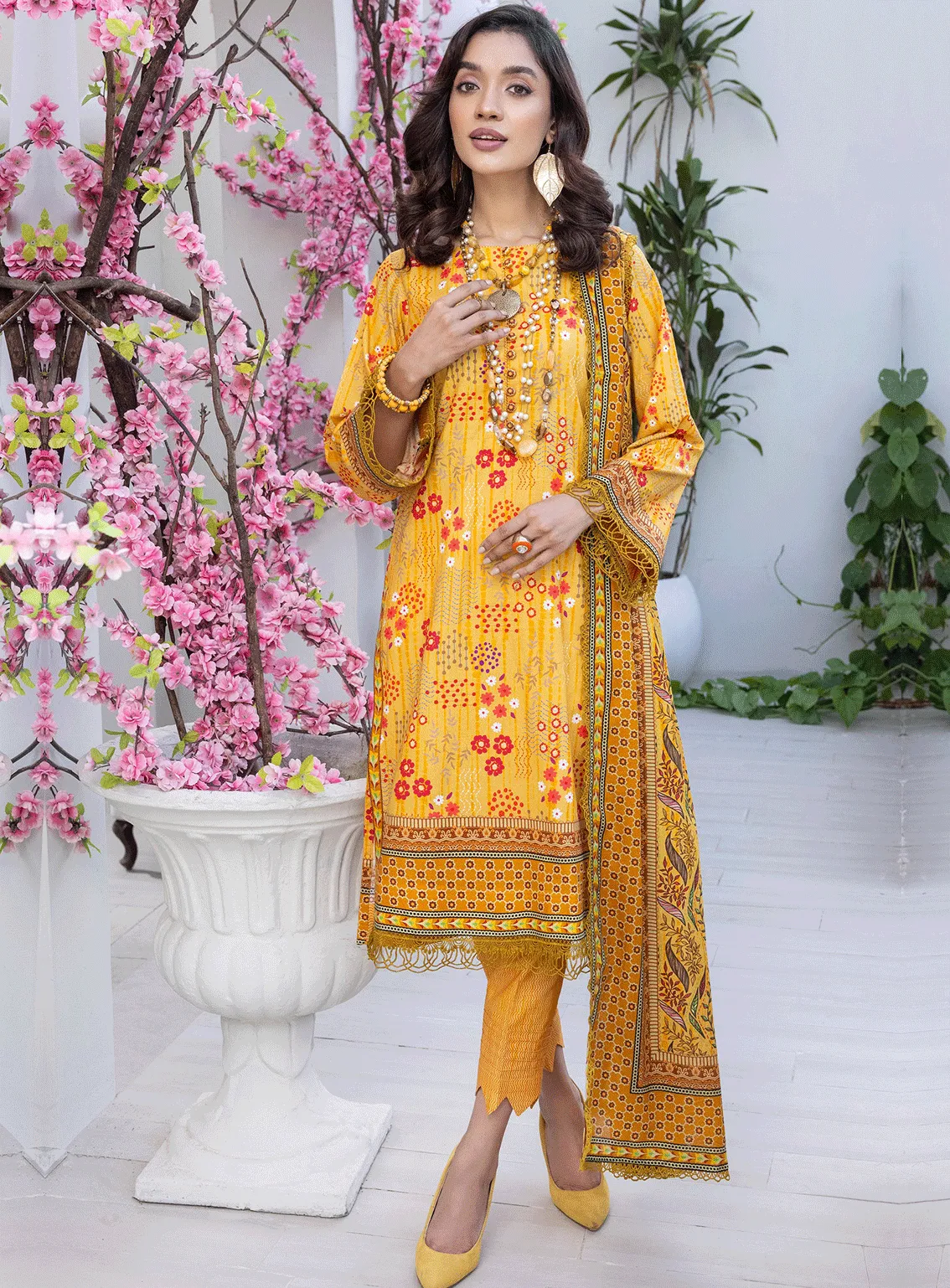 Coco Popup By Al Zohaib Digital Printed Cambric Unstitched 3 Piece Suit - 04