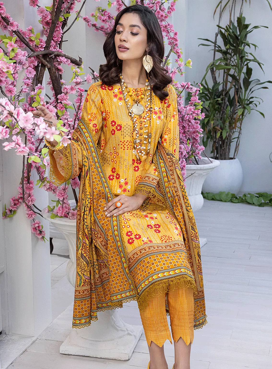 Coco Popup By Al Zohaib Digital Printed Cambric Unstitched 3 Piece Suit - 04