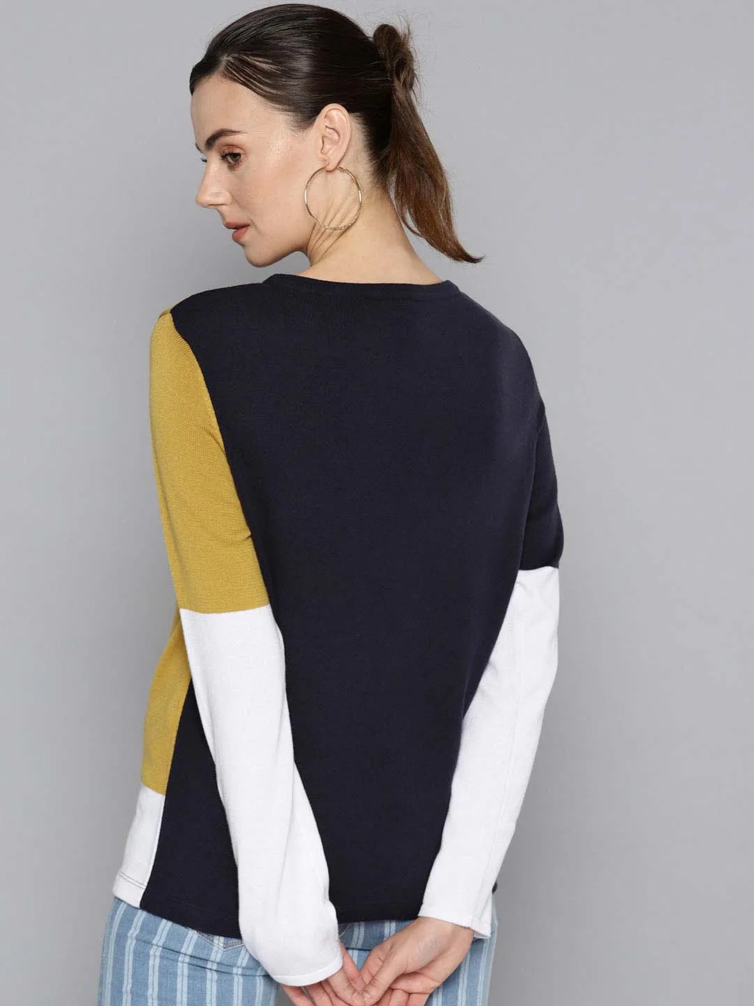 Color Blocked Sweater