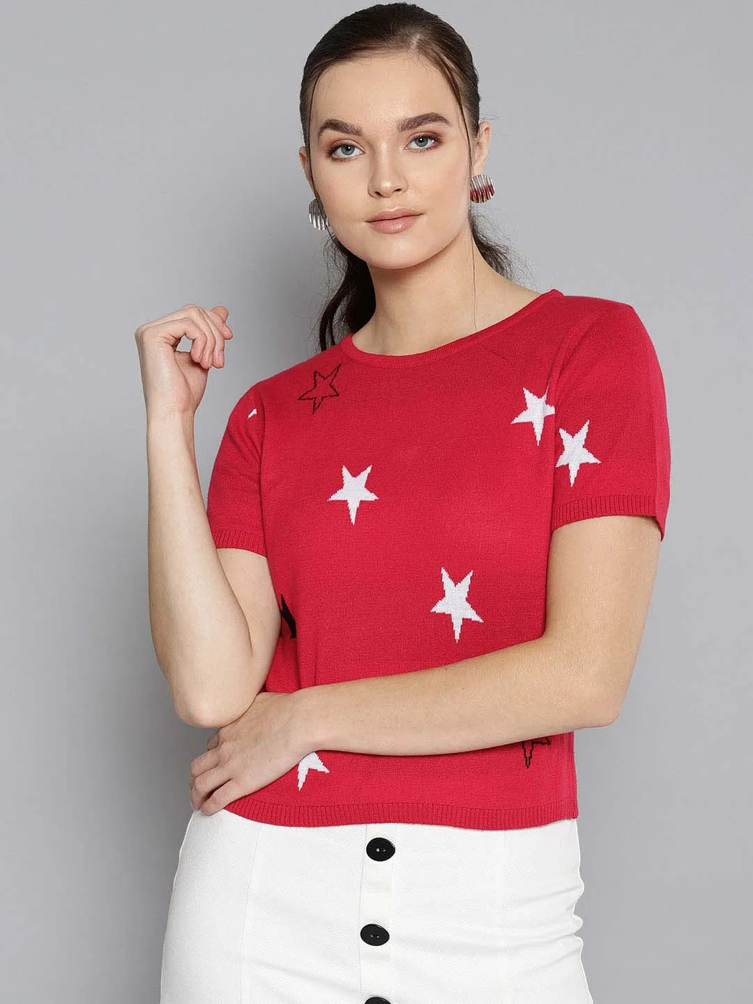 Colored Star Sweater