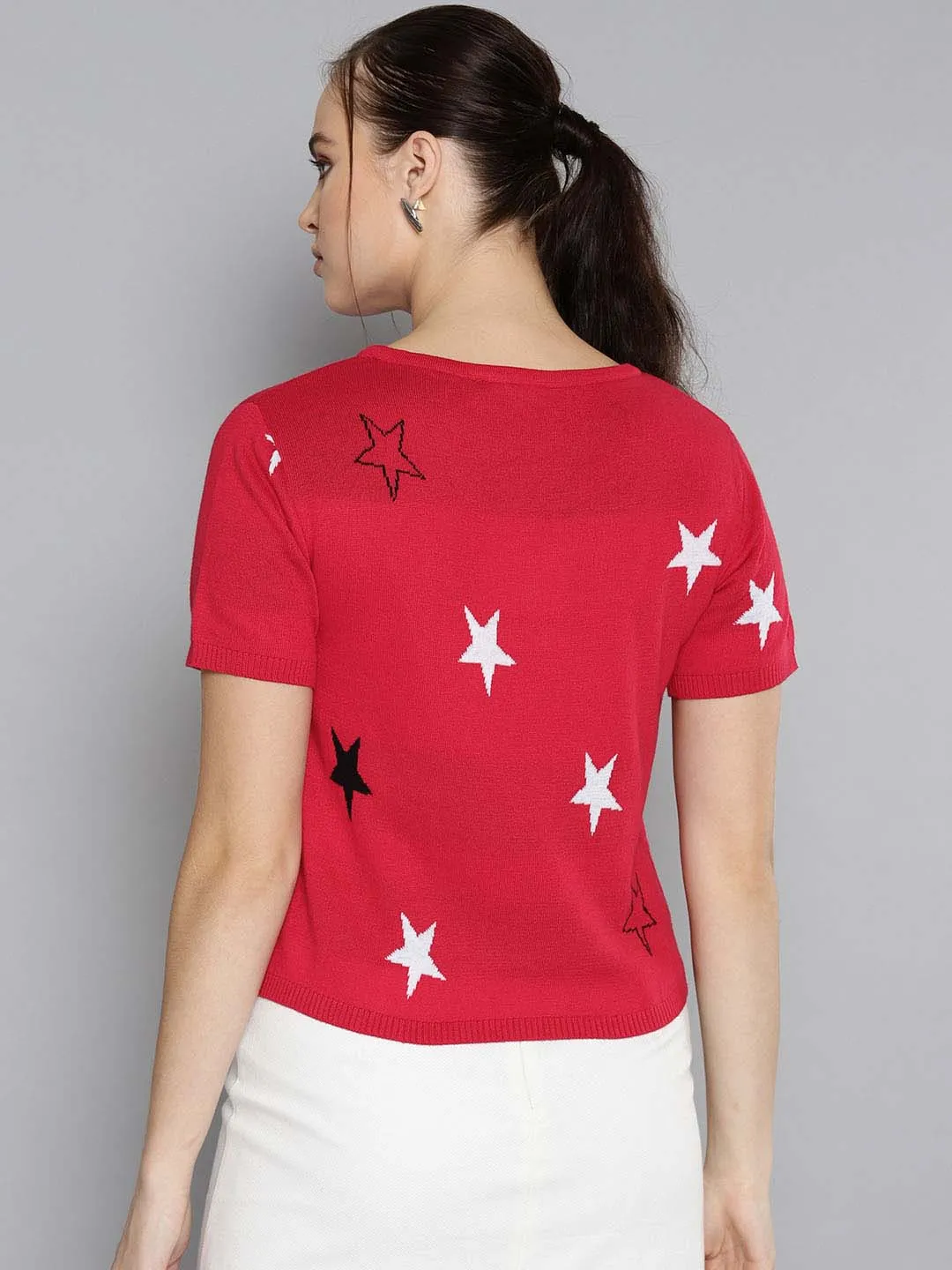 Colored Star Sweater