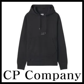 C.P. Company  |Unisex Street Style Logo Hoodies