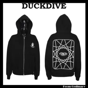 DUCKDIVE  |Street Style Long Sleeves Cotton Logo Hoodies