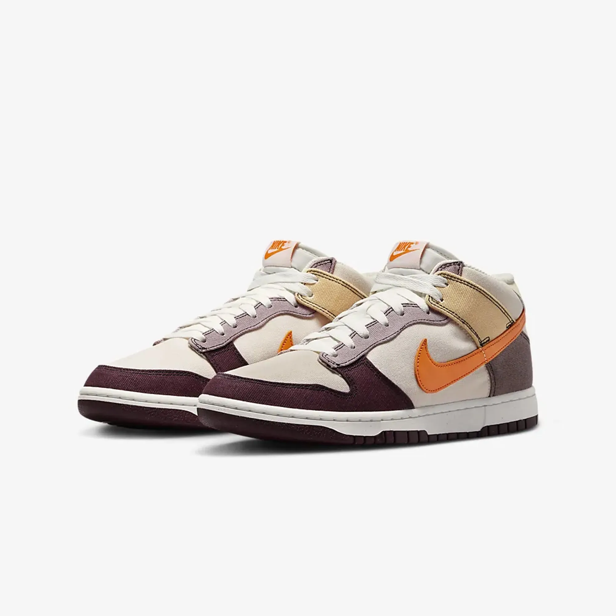 DUNK MID 'COCONUT MILK/VIVID ORANGE-CELESTIAL GOLD'