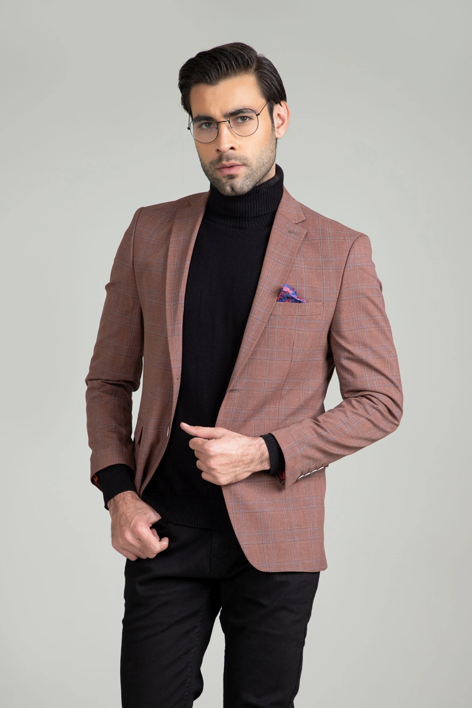 Dusky Rose Blazer-Made In Turkey