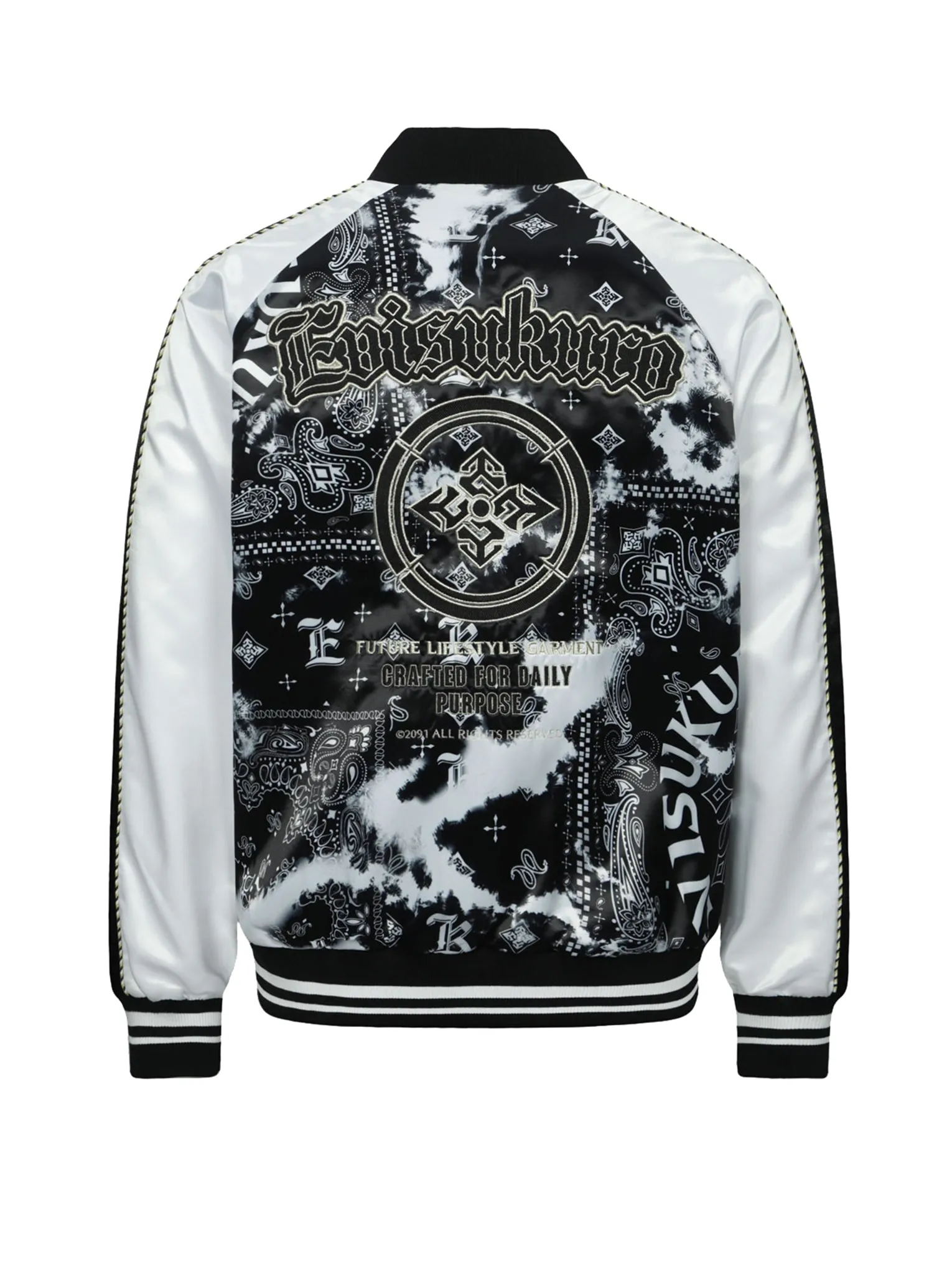 Dyed Paisley Allover Souvenir Jacket