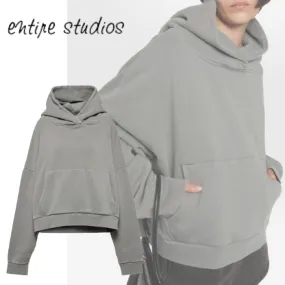 entire studios  |Street Style Plain Cotton Hoodies & Sweatshirts