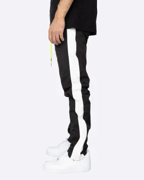 EPTM NYLON BASIC TRACK PANTS- BLACK/WHITE