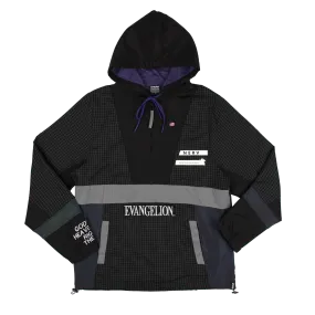 Eva Unit-01 Iridescent Reflective Black Anorak