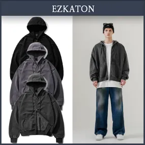 EZKATON  |Unisex Street Style Cotton Hoodies