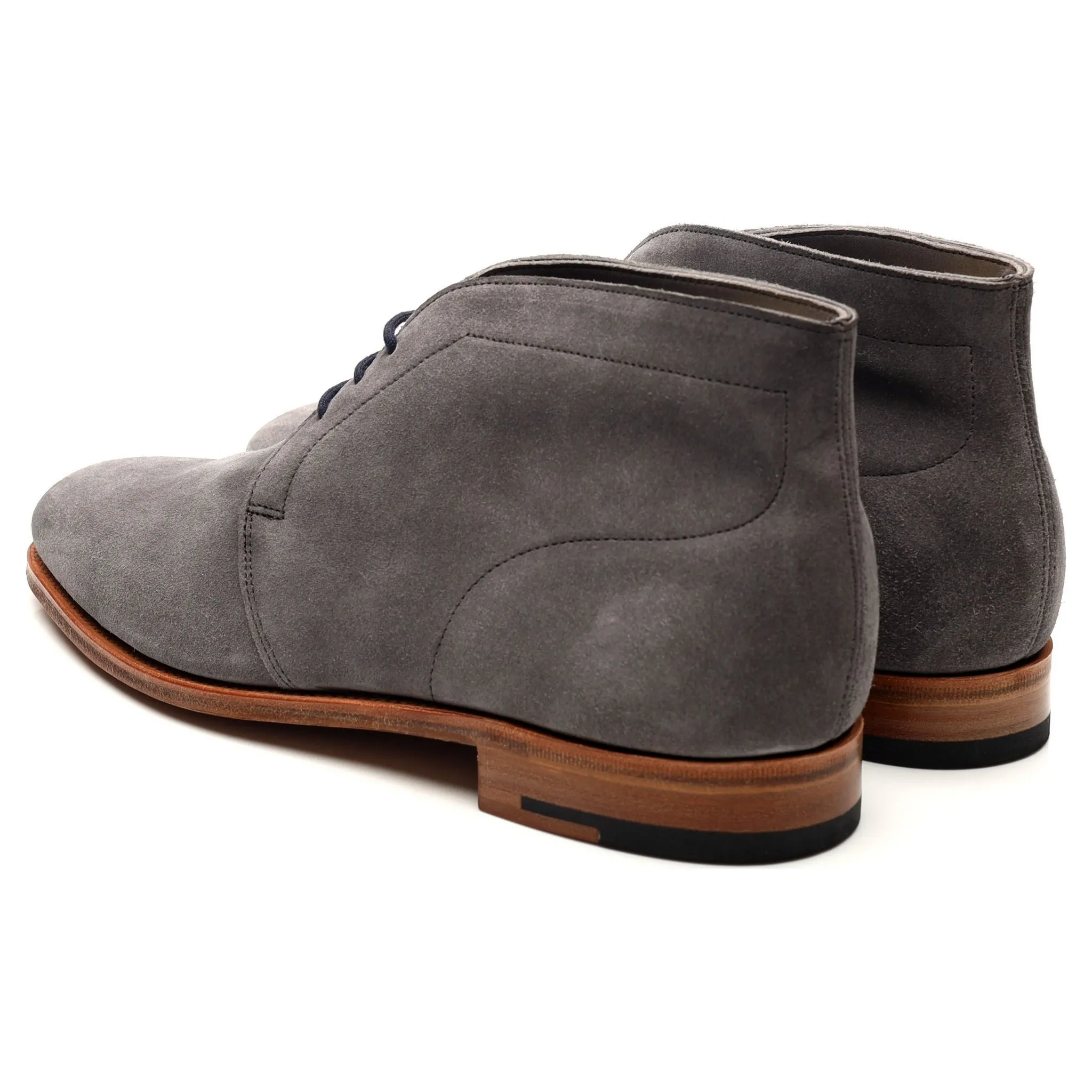 'Ferris' Grey Suede Chukka Boots UK 6.5 E