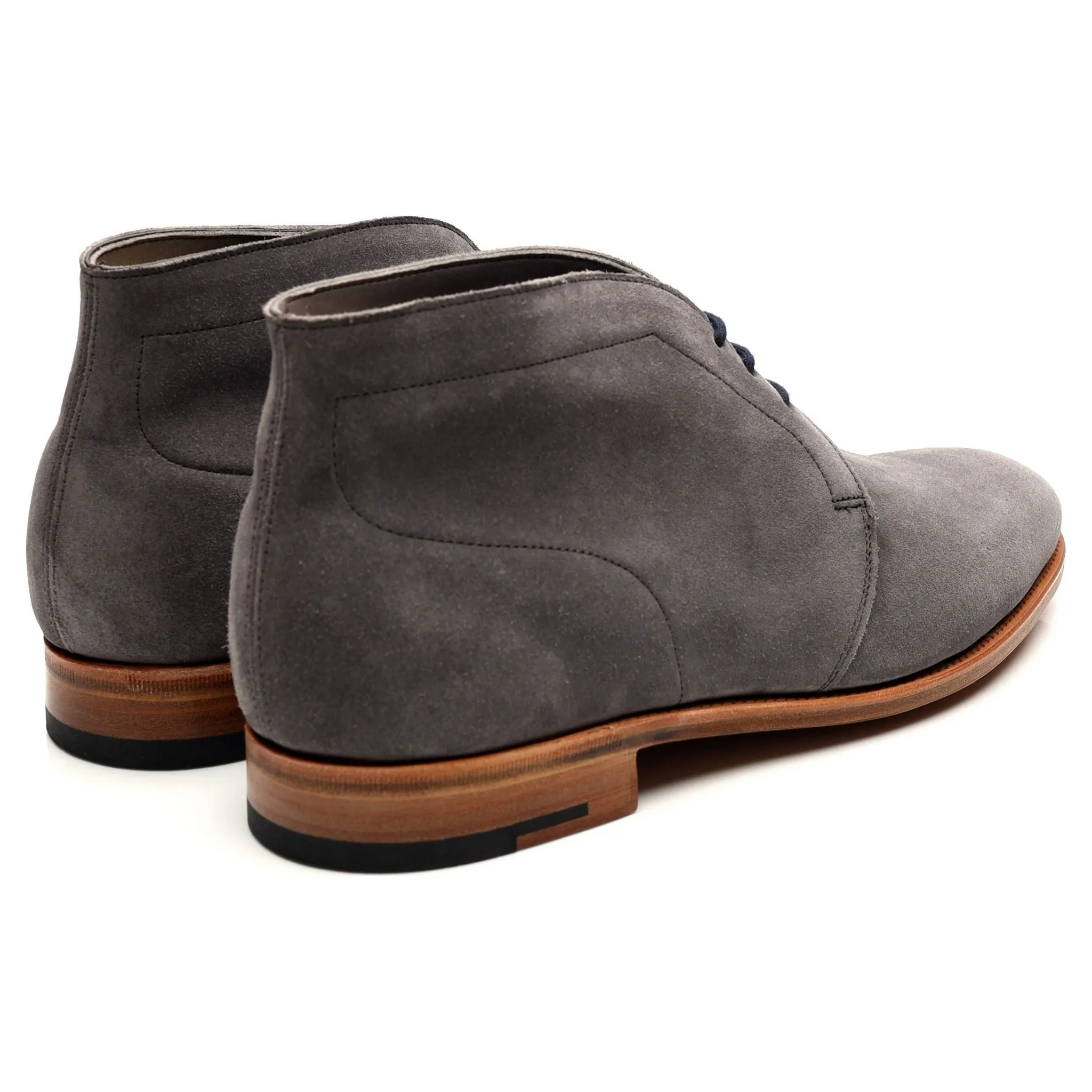 'Ferris' Grey Suede Chukka Boots UK 6.5 E