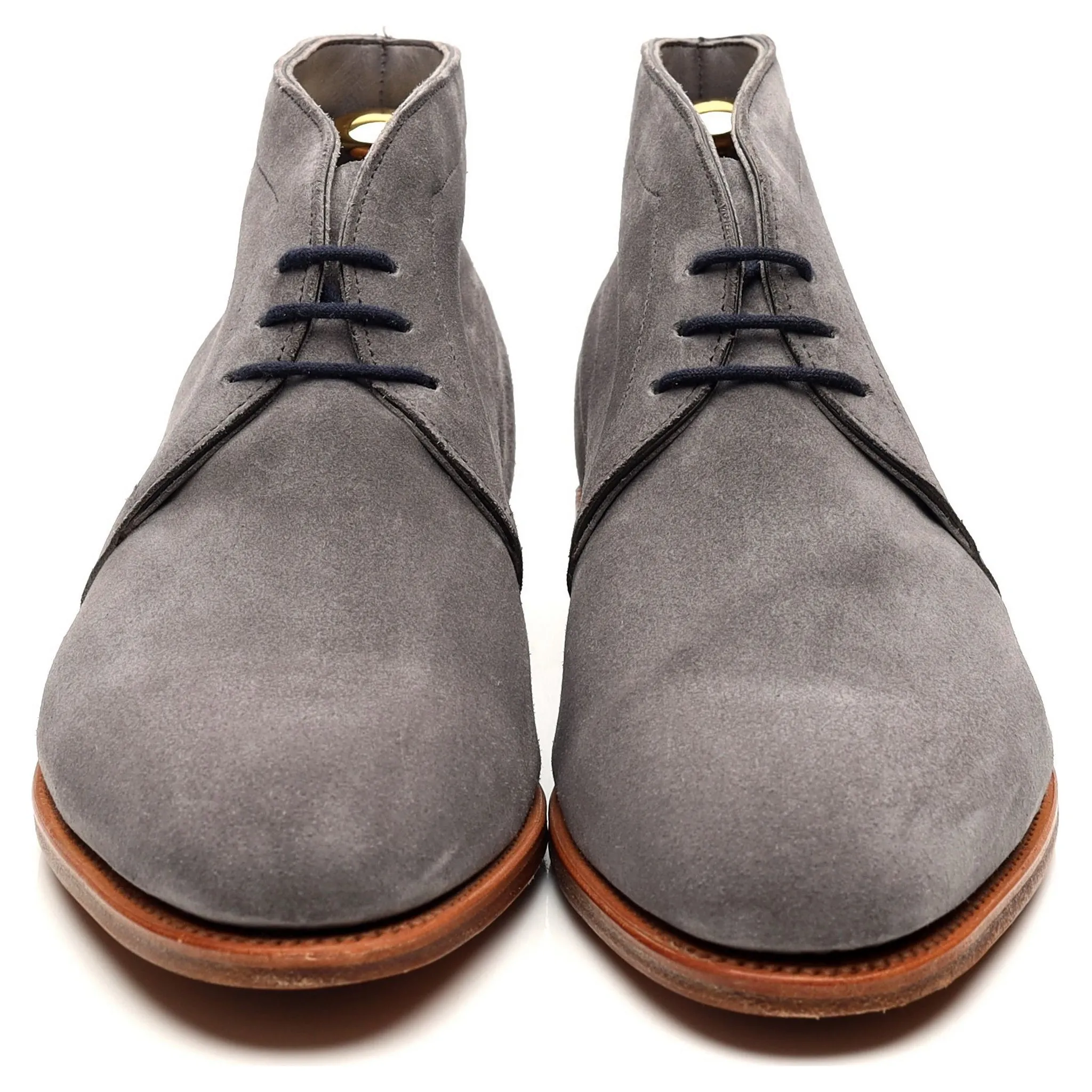 'Ferris' Grey Suede Chukka Boots UK 6.5 E