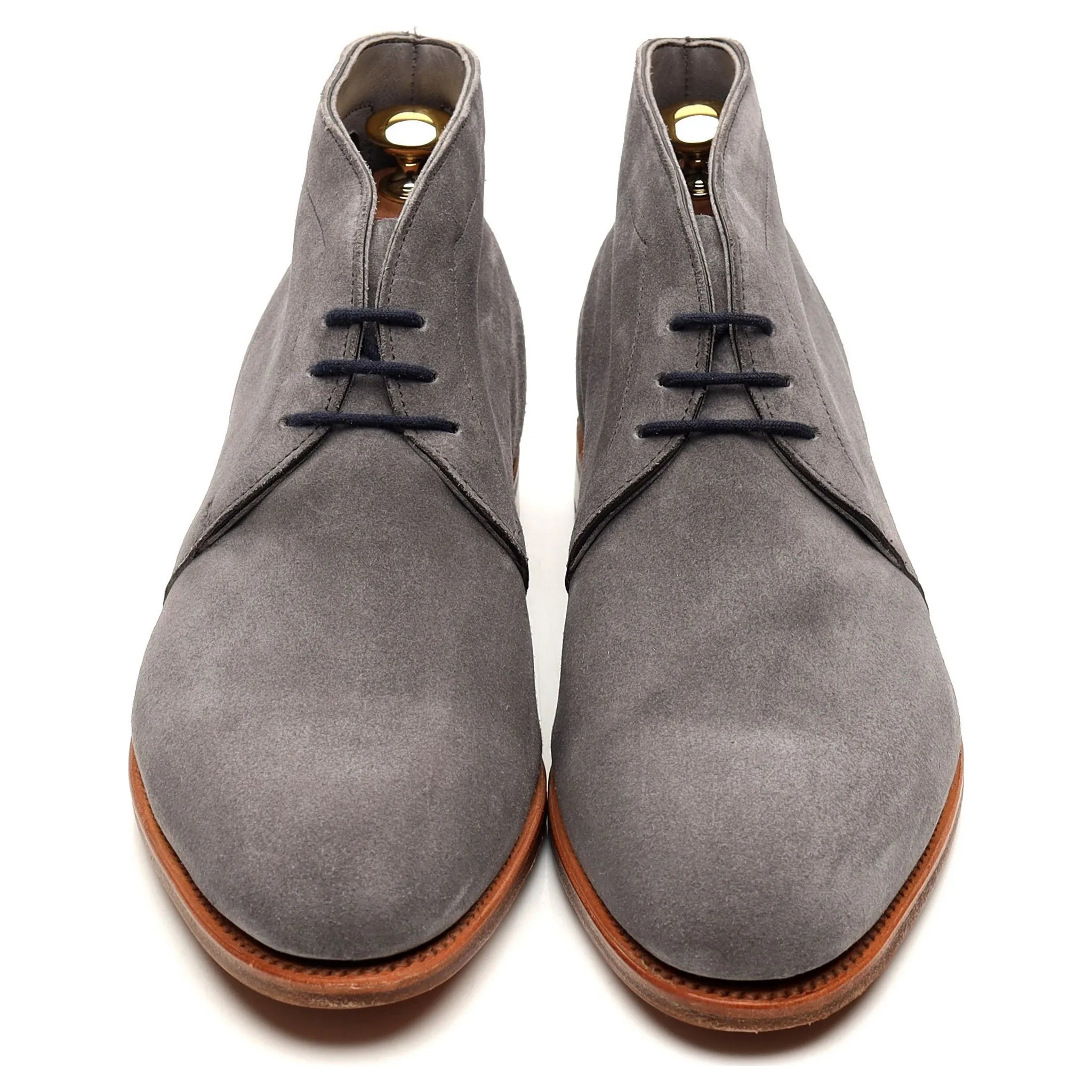 'Ferris' Grey Suede Chukka Boots UK 6.5 E