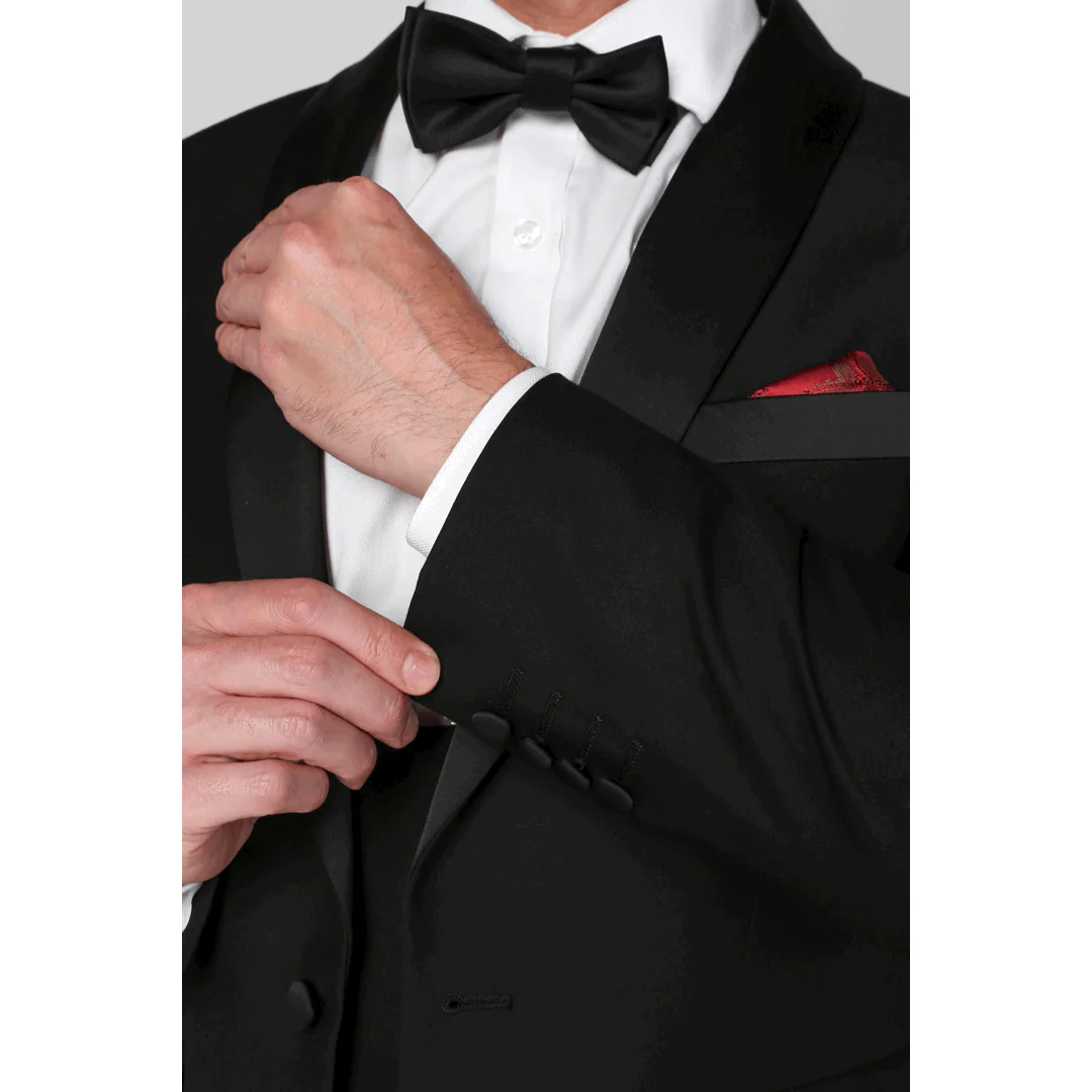 Ford - Men's Black Shawl Lapel Blazer