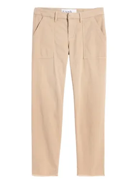 Frank & Eileen Italian Utility Pant in Khaki