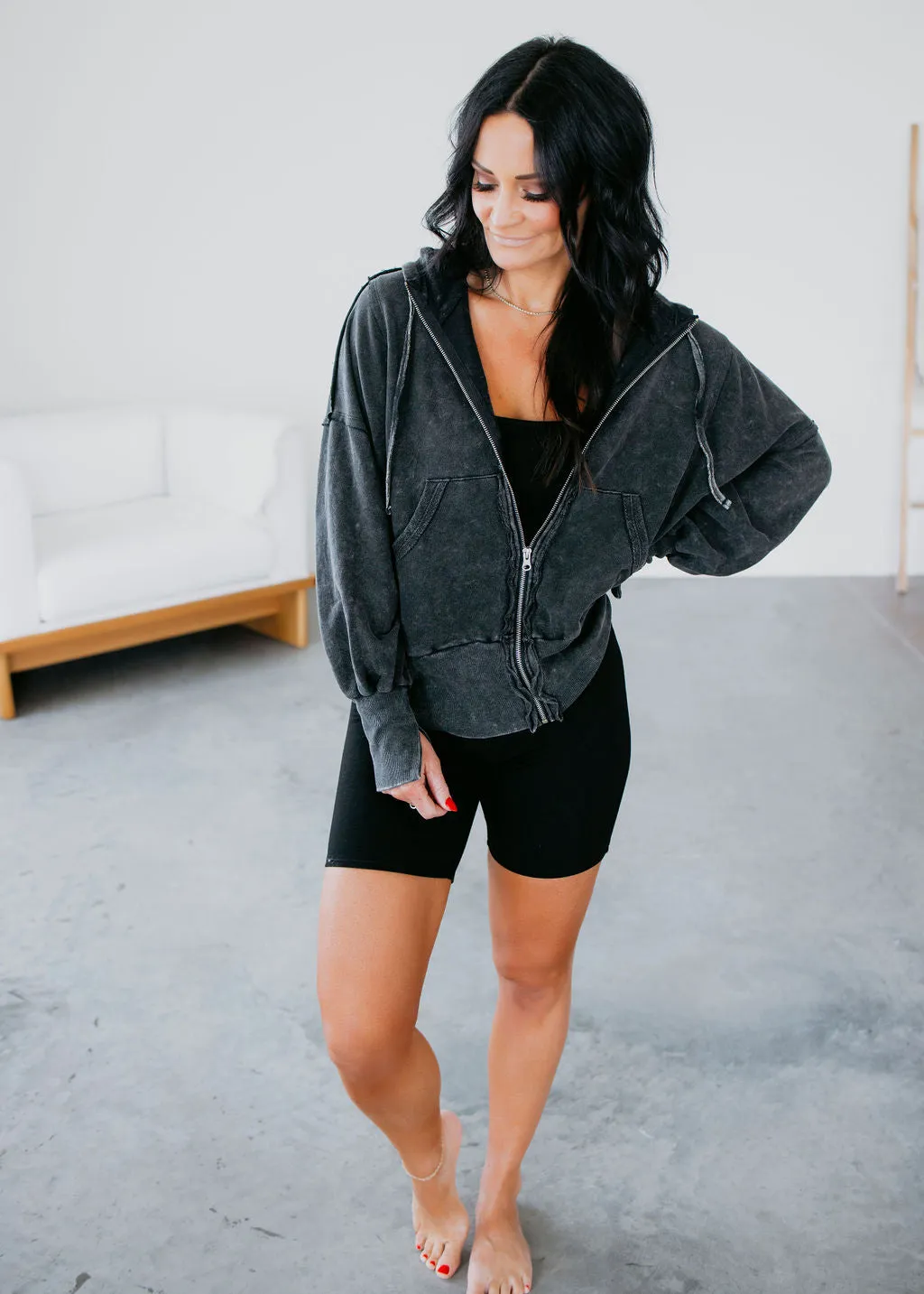 Gretchen Zip Front Hoodie