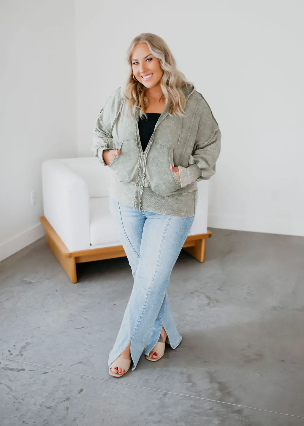 Gretchen Zip Front Hoodie