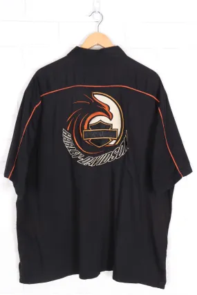 HARLEY DAVIDSON Embroidered Eagle Short Sleeve Shirt (XXXL)