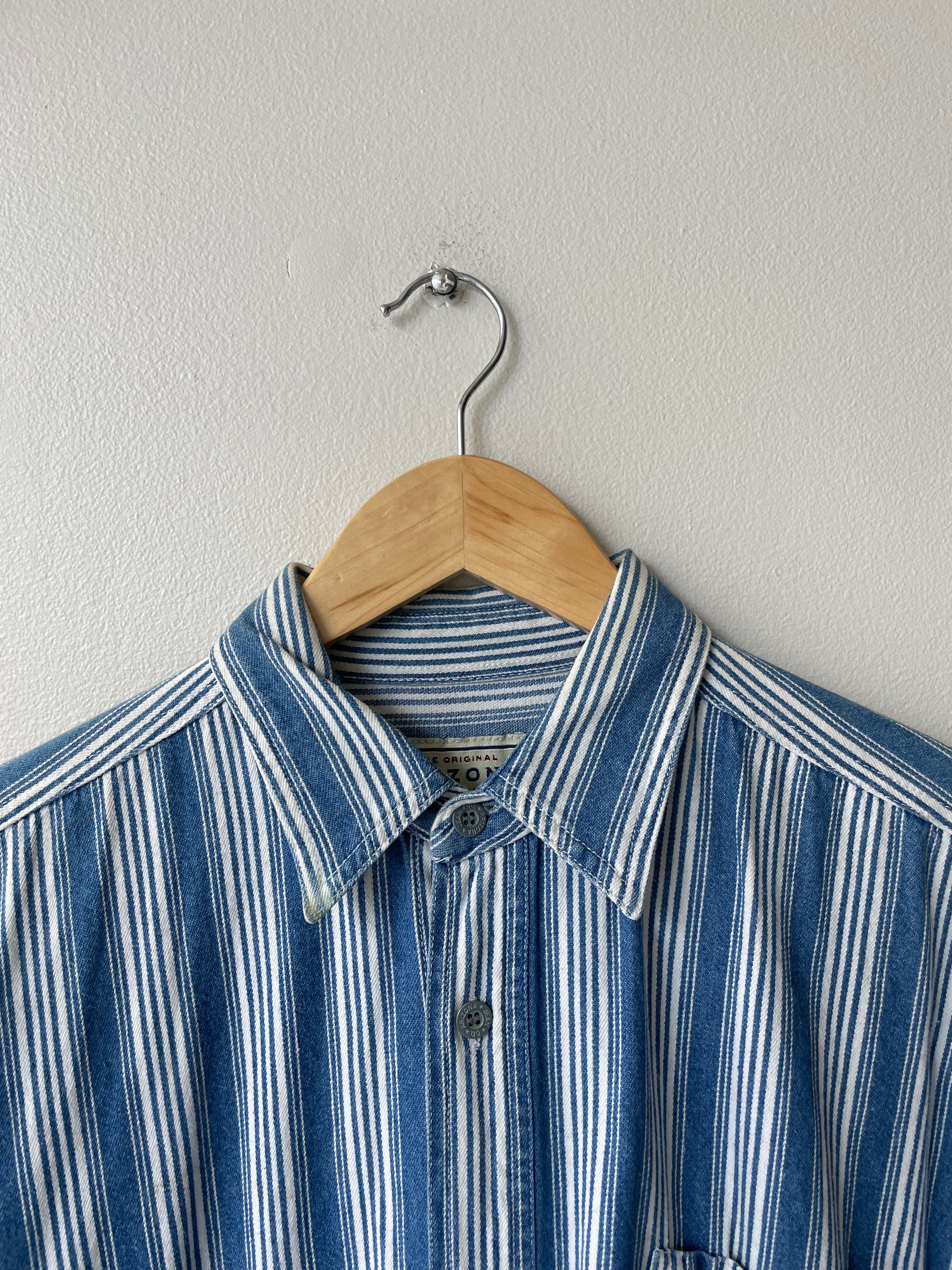 Heirloom Stripe Denim Button Down