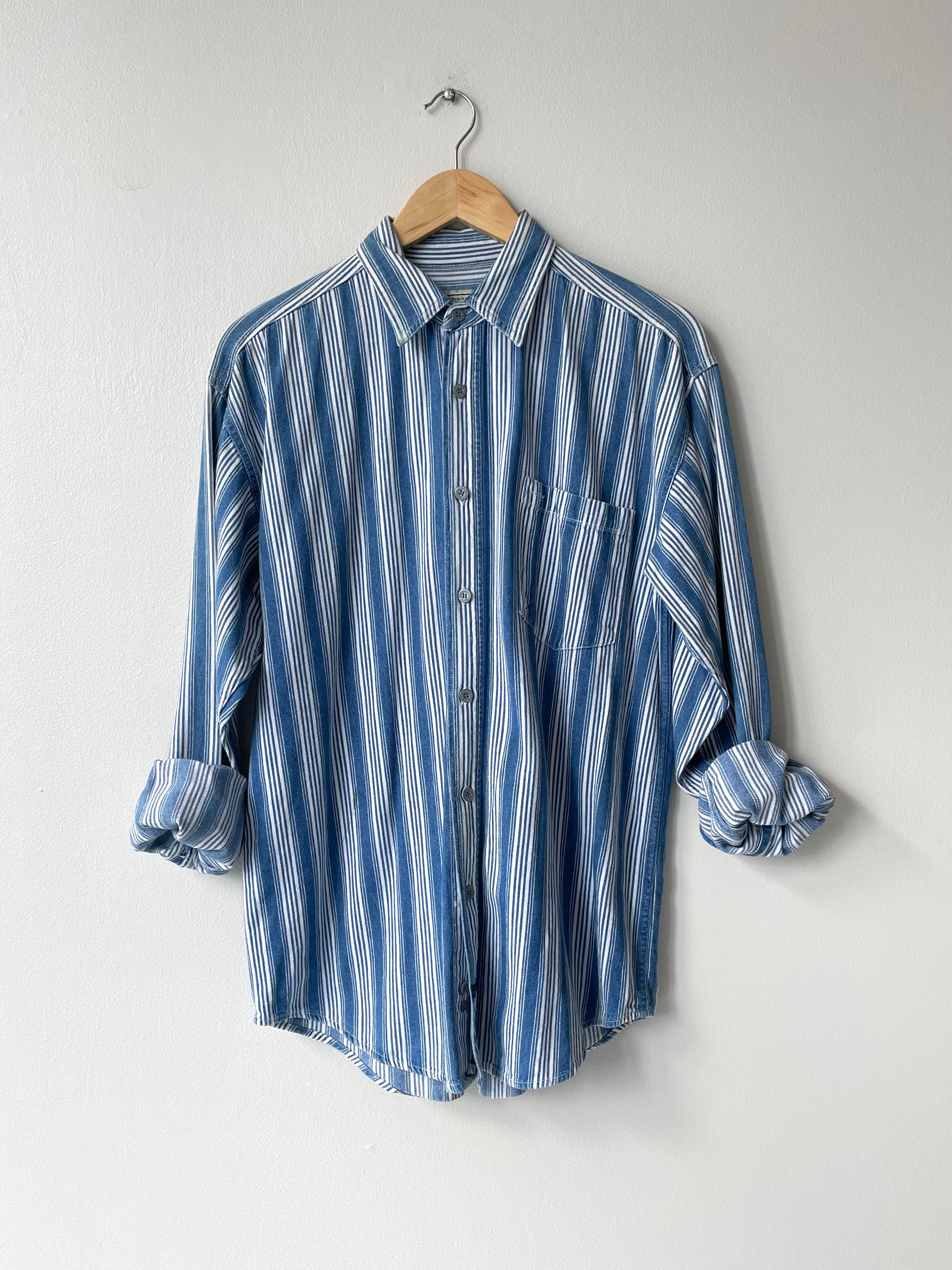 Heirloom Stripe Denim Button Down