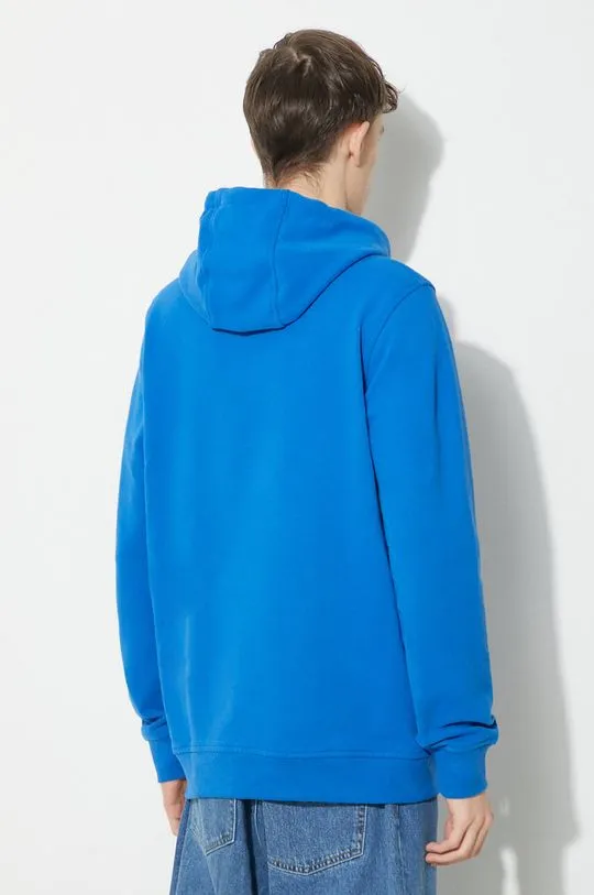 Helly Hansen cotton sweatshirt men's blue color