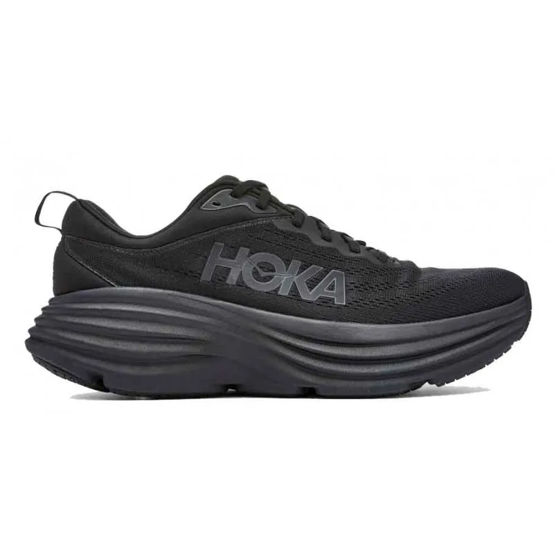 HOKA BONDI 8 WIDE BLACK/BLACK FOR MEN'S