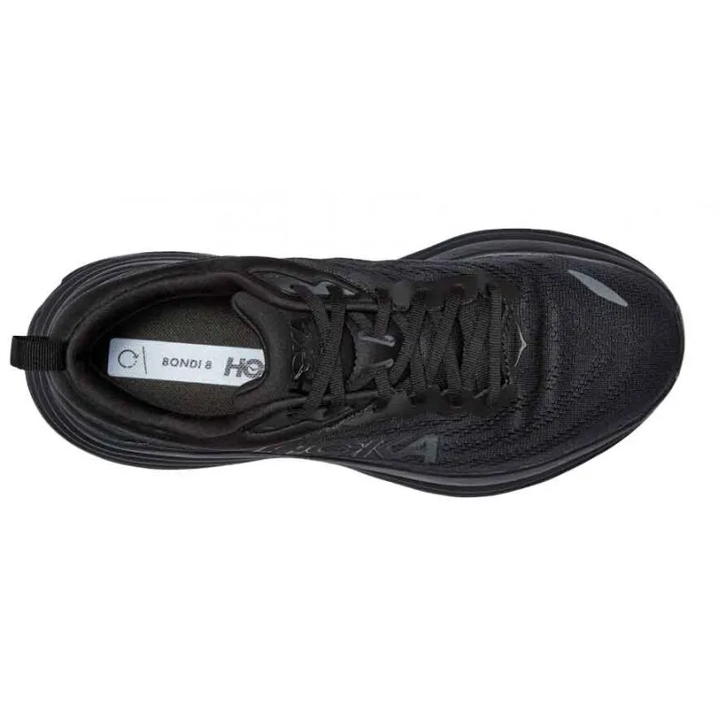 HOKA BONDI 8 WIDE BLACK/BLACK FOR MEN'S