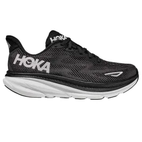 Hoka  Clifton 9 Mens Running Shoes Black/White