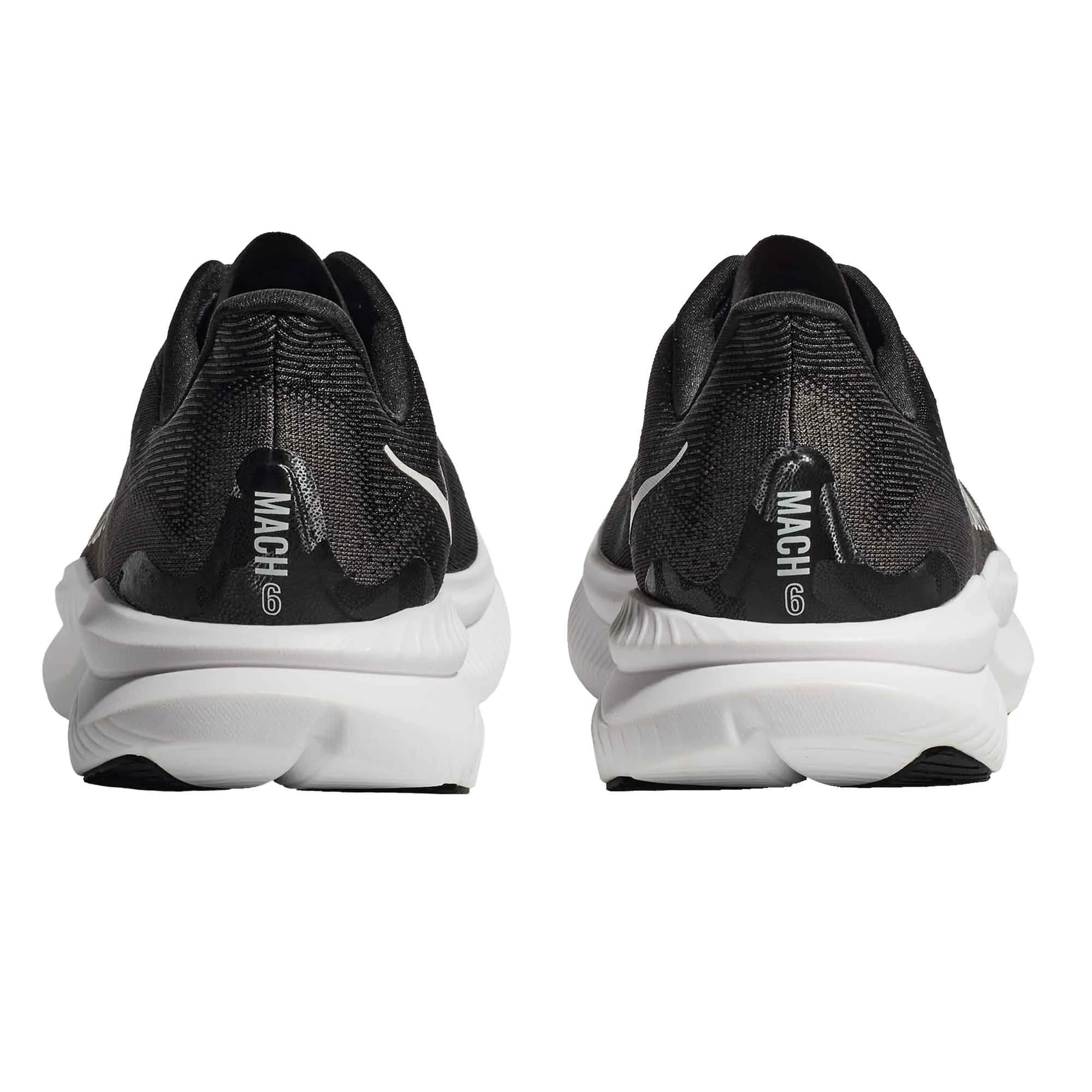 Hoka  Mach 6 Mens Running Shoes Black/White