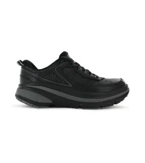 hoka one one bondi leather womens black grey