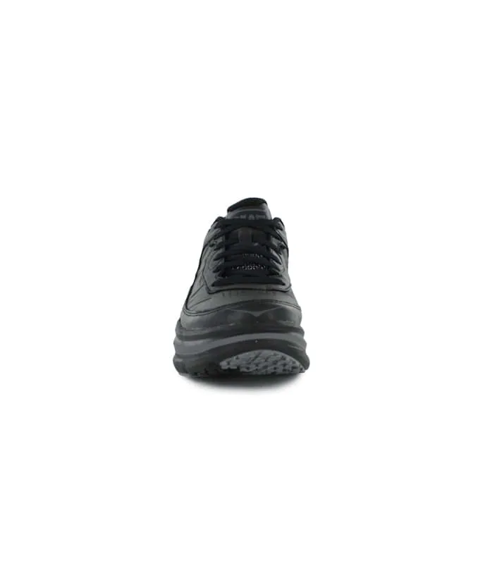 hoka one one bondi leather womens black grey