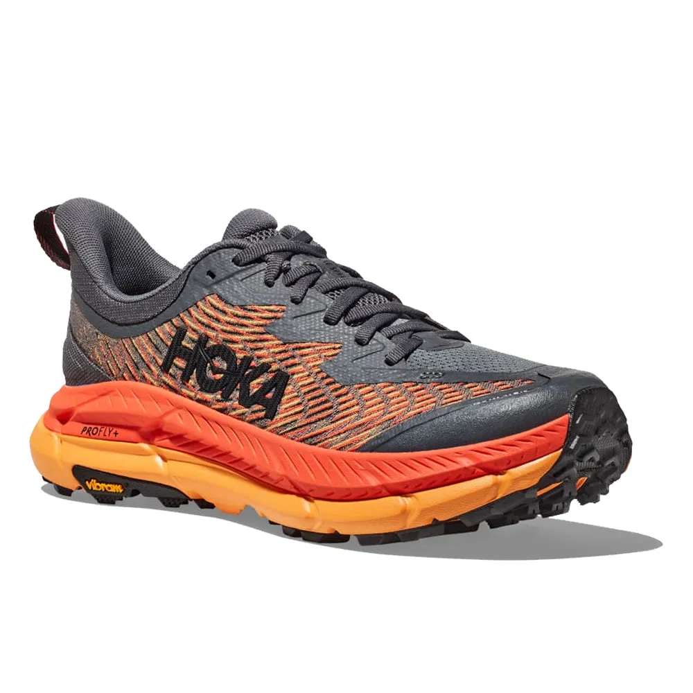 Hoka One One Mafate Speed 4 Naranja Gris