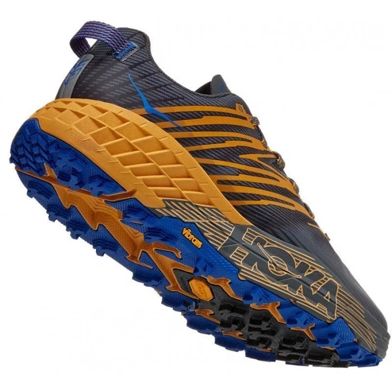 HOKA SPEEDGOAT 4 CASTLEROCK/GOLDEN YELLOW FOR MEN'S