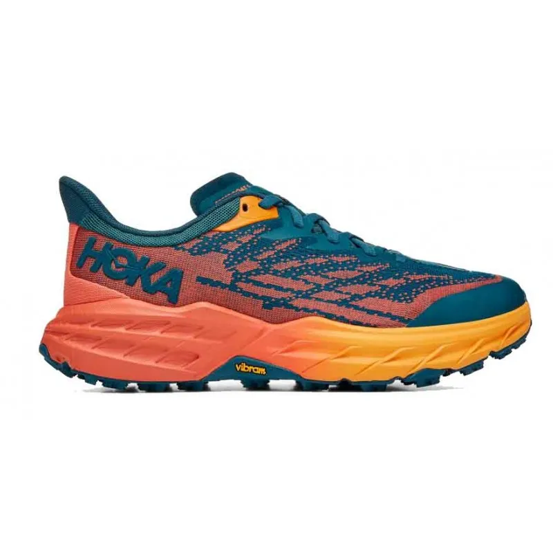 HOKA SPEEDGOAT 5 BLUE CORAL/CAMELLIA FOR WOMEN'S