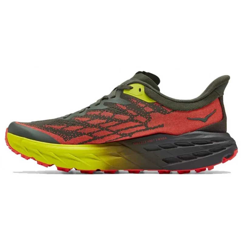 HOKA SPEEDGOAT 5 WIDE THYME/FIESTA FOR MEN'S