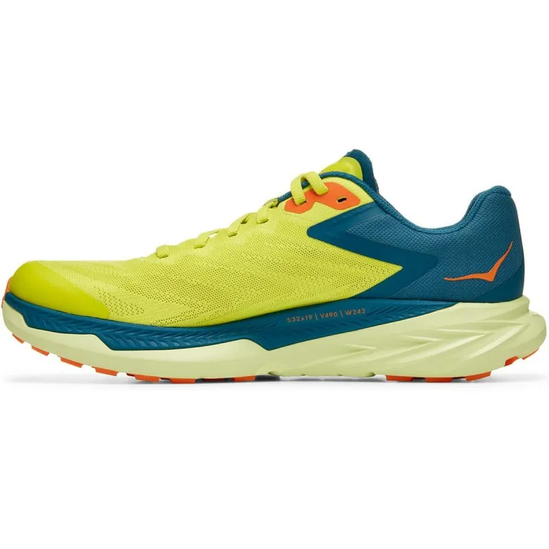 HOKA ZINAL EVENING PRIMROSE/BLUE CORAL FOR MEN'S