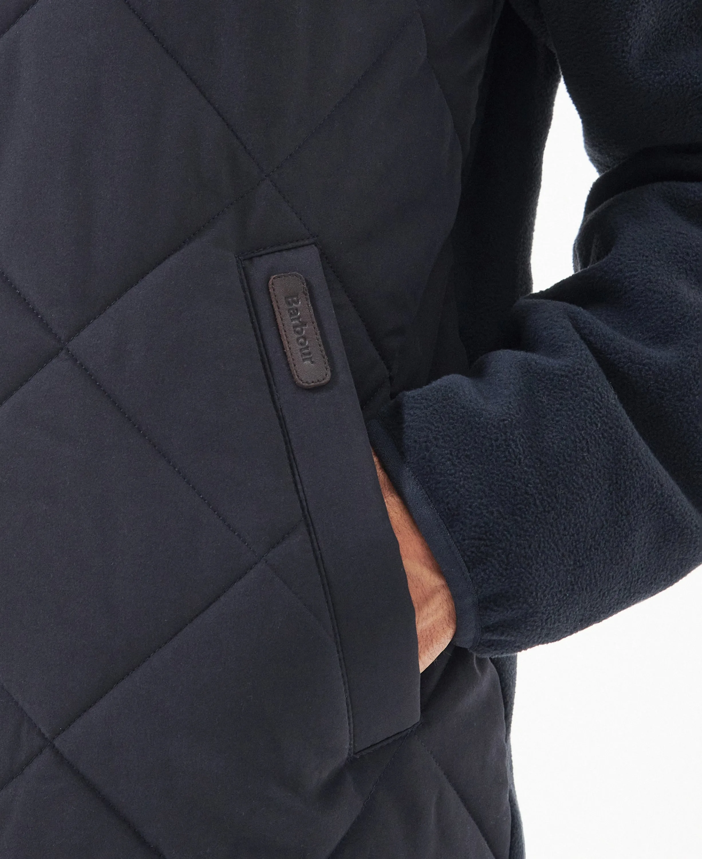 Hybrid Fleece Jacket Navy