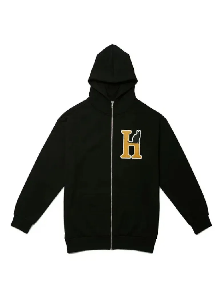 HYII  |Unisex Street Style Logo Hoodies & Sweatshirts