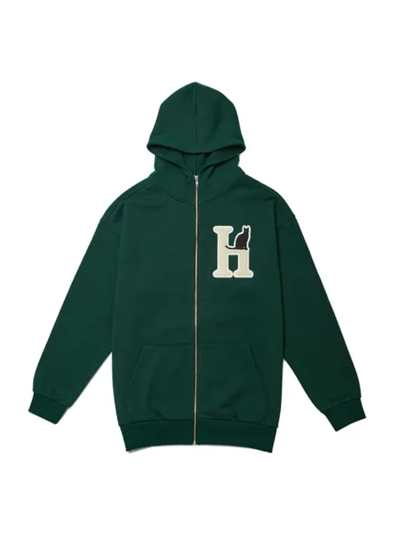 HYII  |Unisex Street Style Logo Hoodies & Sweatshirts