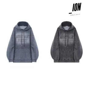 IONSEOUL  |Unisex Street Style Plain Logo Hoodies