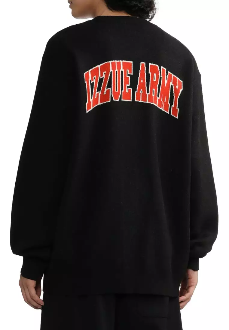 izzue Logo back sweater