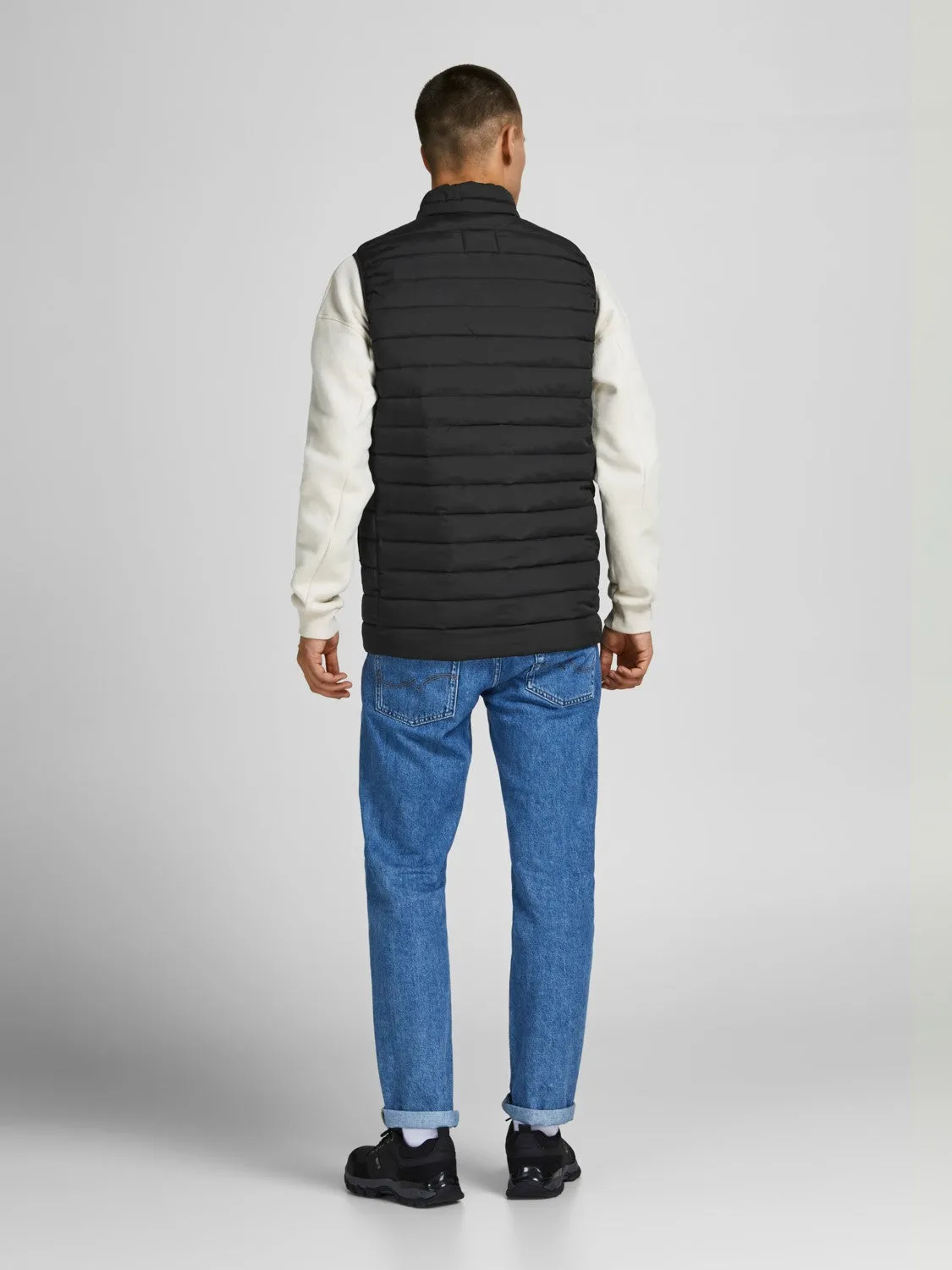 Jack & Jones Mens 'JJERECYCLE' Puffer Gilet/ Bodywarmer