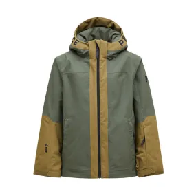 JACKET RIDER SKI Kid  Pine Needle Snap Green 